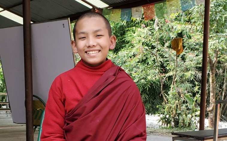 studente monastero Pal Tashi Choeling